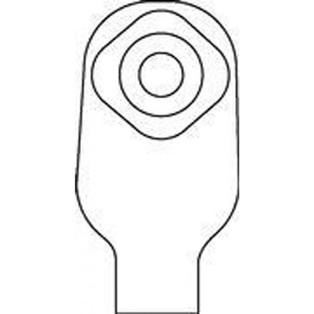 ConvaTec 125334 ActiveLife One-Piece Opaque Ostomy Pouch, 10 Inch Length, 38 mm Stoma