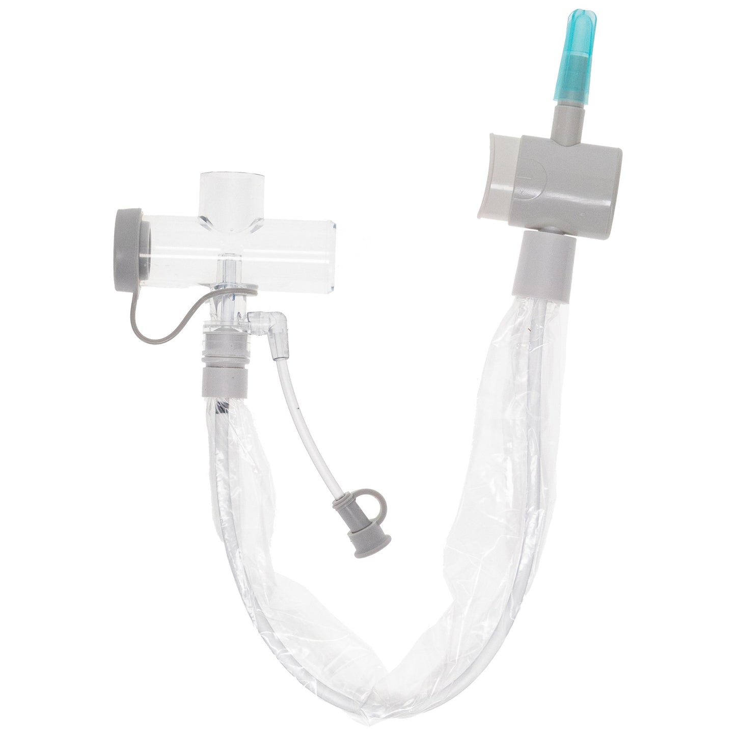 Kimvent® T-Piece Style Closed Suction Catheter, Tracheostomy Type, 12 Inch Length