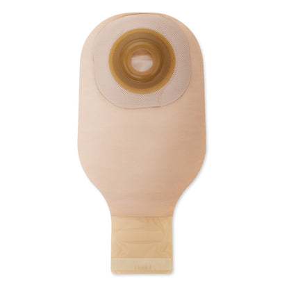 Hollister 8664 Premier one piece beige drainable ostomy pouch with soft convex flextend skin barrier pre-sized 1-3/4 inch 