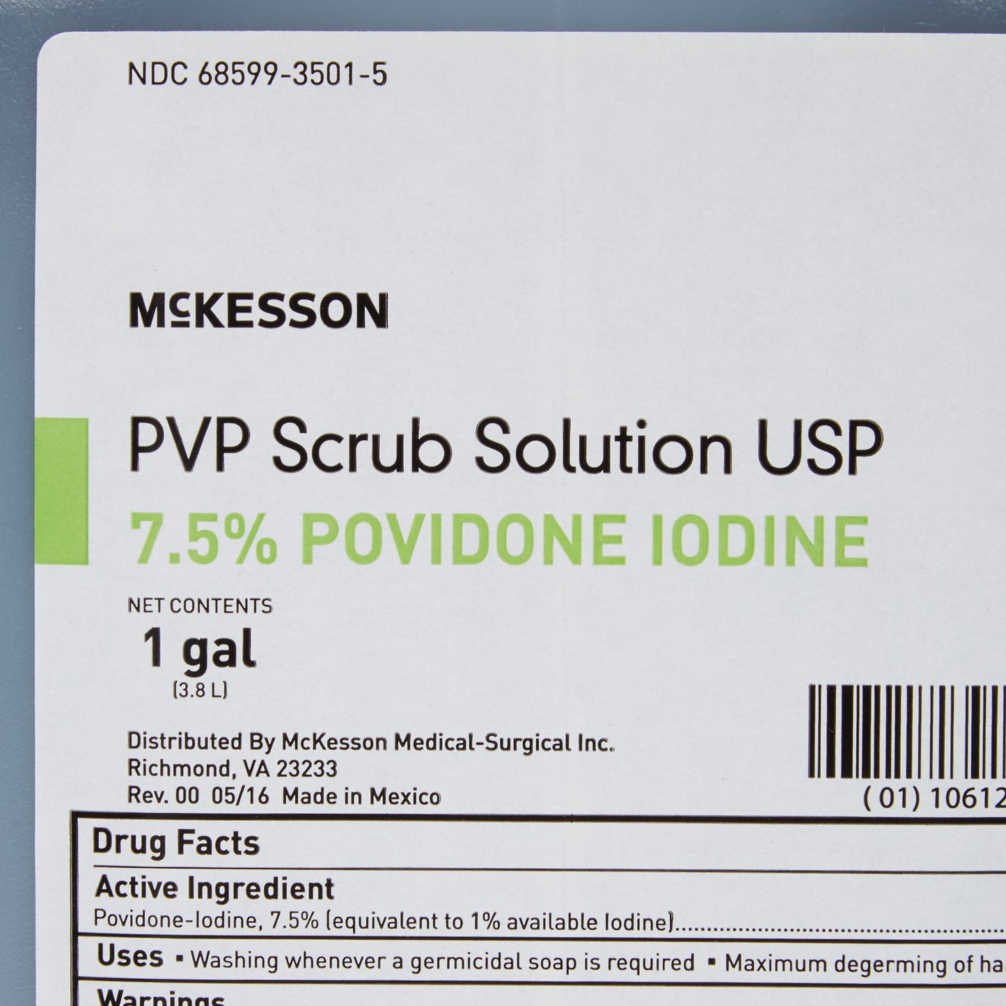 McKesson Prep Solution 1 gal. Jug