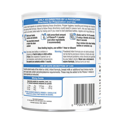Phenex®-1 Amino Acid-Modified Infant Formula With Iron, 14.1-ounce can
