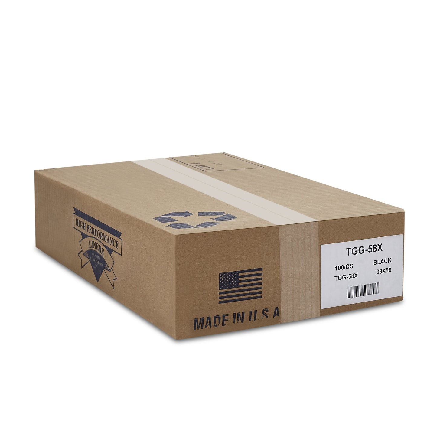 Colonial Trash Bag Premium Black Liner, 60 gal.
