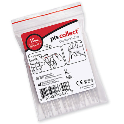 PTS Collect™ Capillary Blood Collection Tube, 15 µL