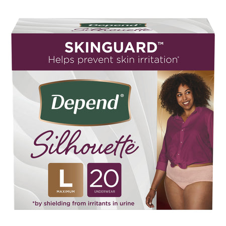 Kimberly-Clark 54226 Absorbent Underwear, Large, Waistband Style, Pink