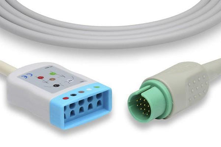 Cables and Sensors 700-0008-06 Spacelabs Compatible, ECG Trunk Cable, 8', Each