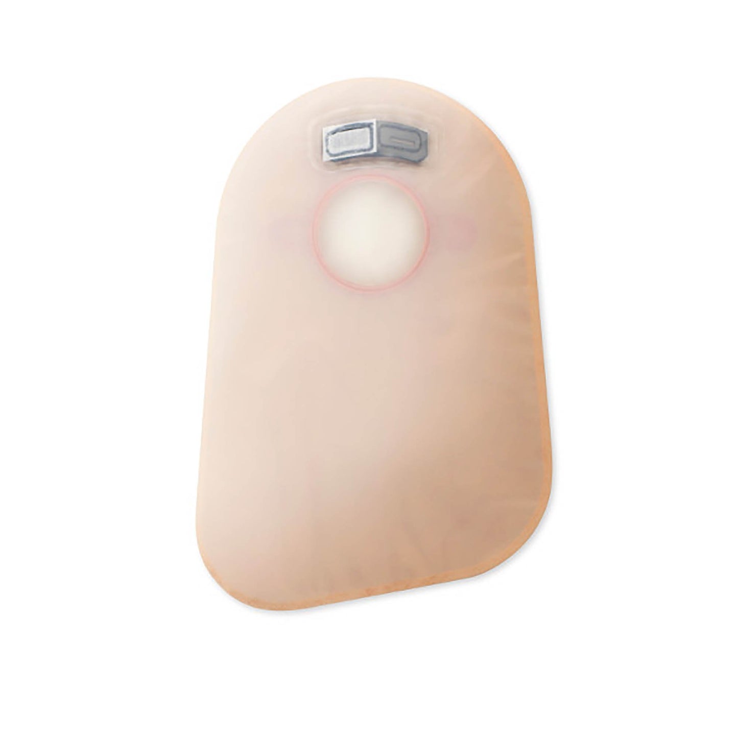New Image™ 2-Piece Beige Ostomy Pouch, Pre-cut to Fit 57 mm Stoma, Red Match