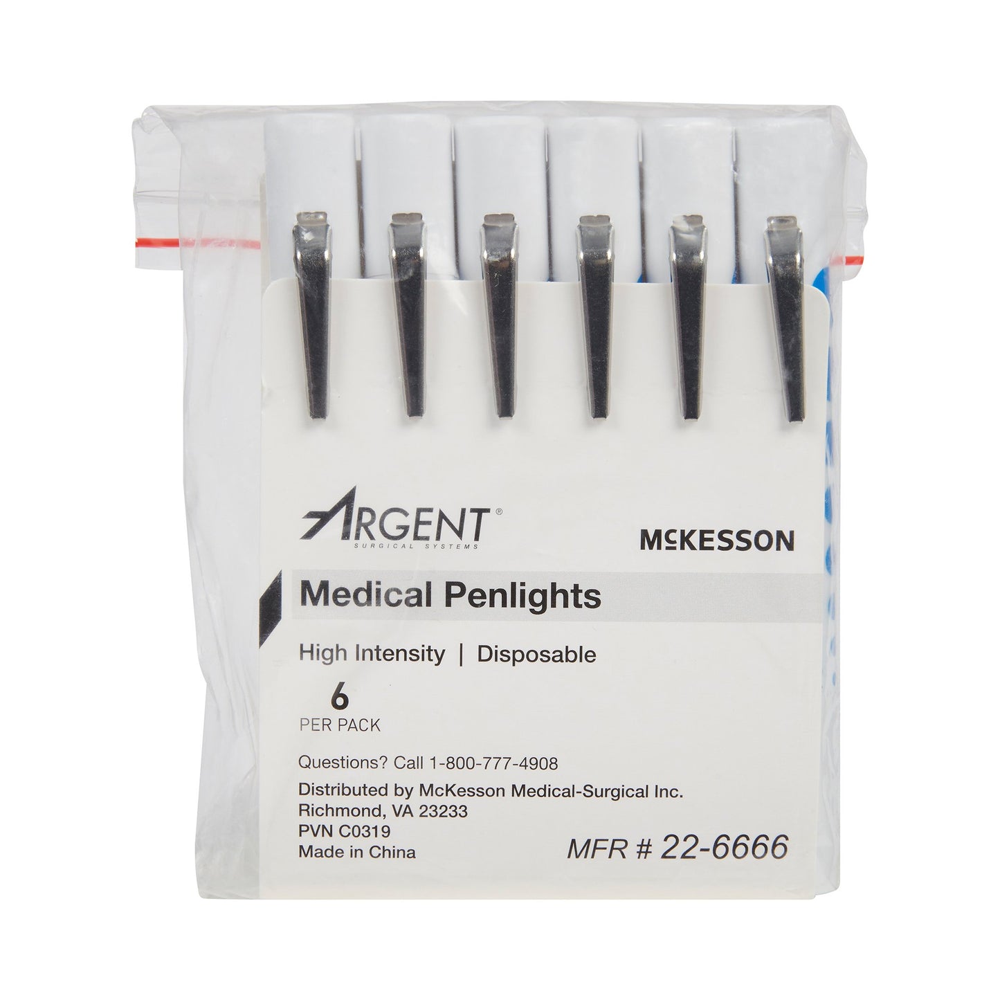 McKesson Disposable Penlight White Light, 4½ Inch