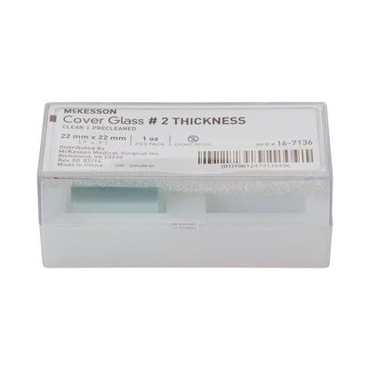 McKesson No. 2 Thickness Cover Glass, 22 x 22 mm