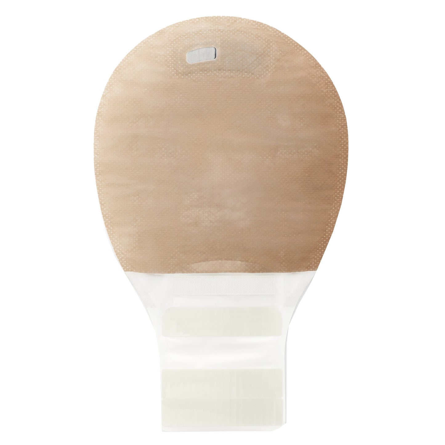 New Image™ 18283 Two-Piece Beige Ostomy Pouch, Pre-cut to Fit 57 mm, Red Match