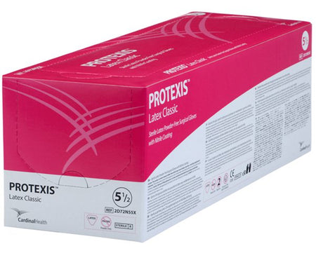 Cardinal 2D72N85X Protexis Latex Classic Surgical Glove, Size 8.5, Cream