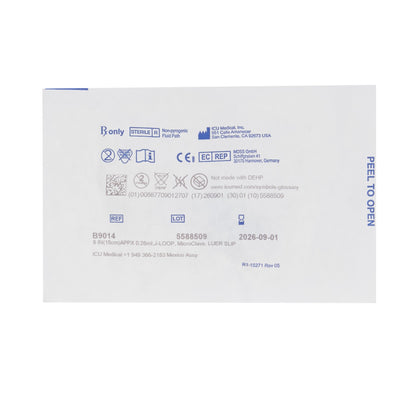 IV Extension Set ICU Needle-Free Port 4 Inch Tubing