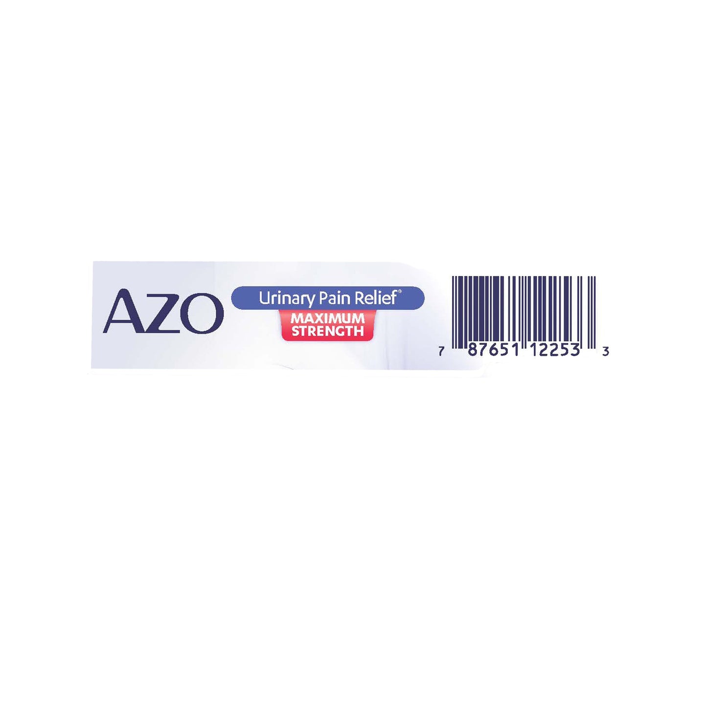 Urinary Pain Relief AZO® Maximum Strength 99.5 mg Strength Phenazopyridine Hydrochloride Tablet 12 per Box