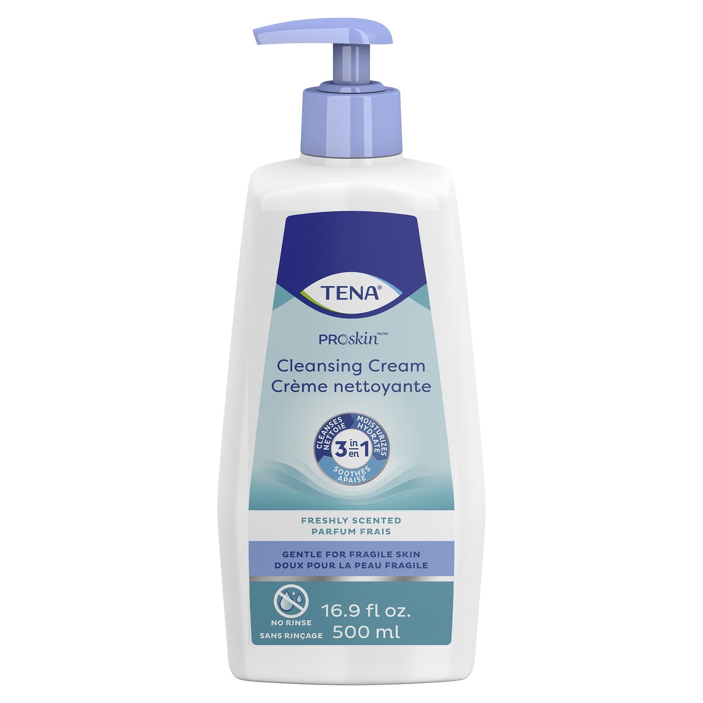 Tena® Body Wash Cleansing Cream, Alcohol-Free, three-in-one formula