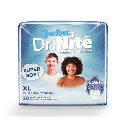 Comfees® DriNite Juniors Youth Heavy Absorbent Underwear Large / Extra Large