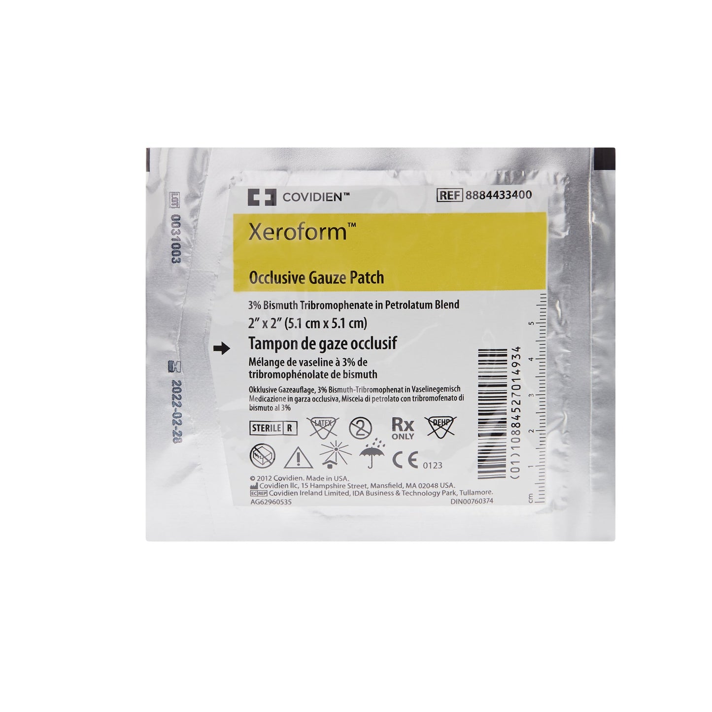Xeroform® Occlusive Petrolatum Impregnated Dressing 2 x 2 inch