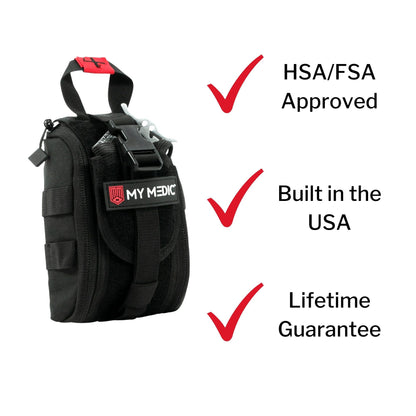 My Medic™ Trauma First Aid Kit in Nylon Bag – Medical Supplies for Emergencies
