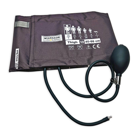 McKesson 850936 Lumeon Blood Pressure Cuff and Bulb, X-Large Cuff, 40 - 66 cm, Thigh