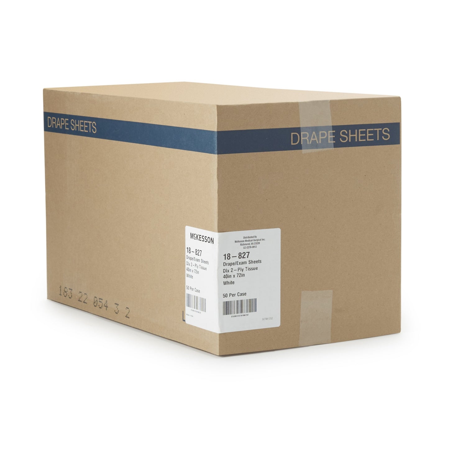 McKesson Nonsterile Physical Exam Drape, 40 x 72 Inch