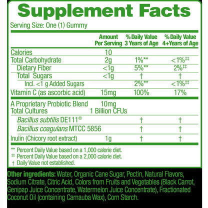 Pediatric Prebiotic / Probiotic Dietary Supplement Culturelle® 30 per Bottle Gummy