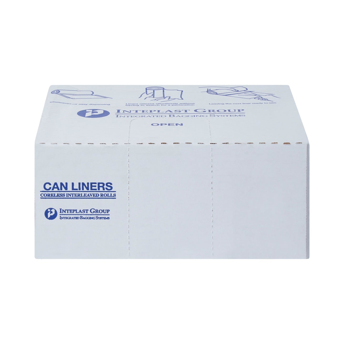 McKesson Extra Heavy Duty White Trash Bags, 30 gal, 0.7 Mil