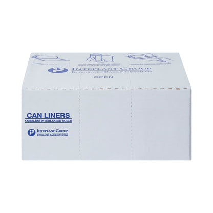 McKesson Extra Heavy Duty White Trash Bags, 30 gal, 0.7 Mil