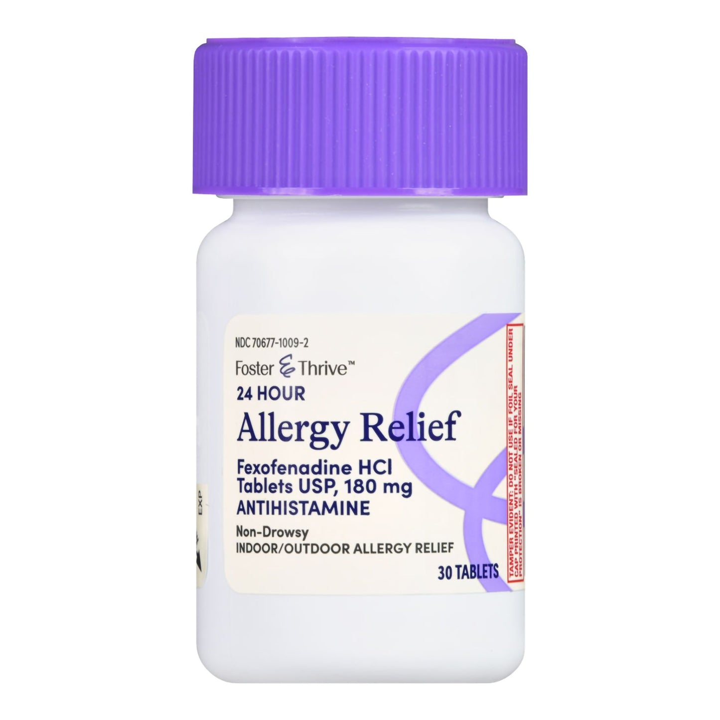 Foster & Thrive™ 24 Hour Allergy Relief Fexofenadine HCl USP 180 mg Tablets