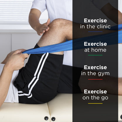 TheraBand® Exercise Resistance Band, Blue, 6 Inch x 25 Yard, X-Heavy Resistance