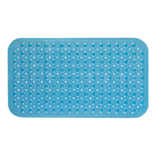 Theracare Bathtub Mat, Antifungal, Blue, 15 x 27 Inch