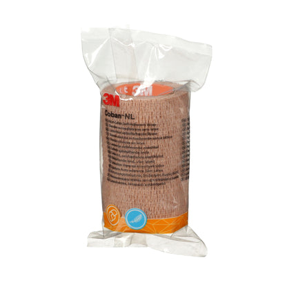 3M™ Cohesive Bandage 3M™ Coban™ NL 3 Inch X 2 Yard Self-Adherent Closure Tan NonSterile Standard Compression