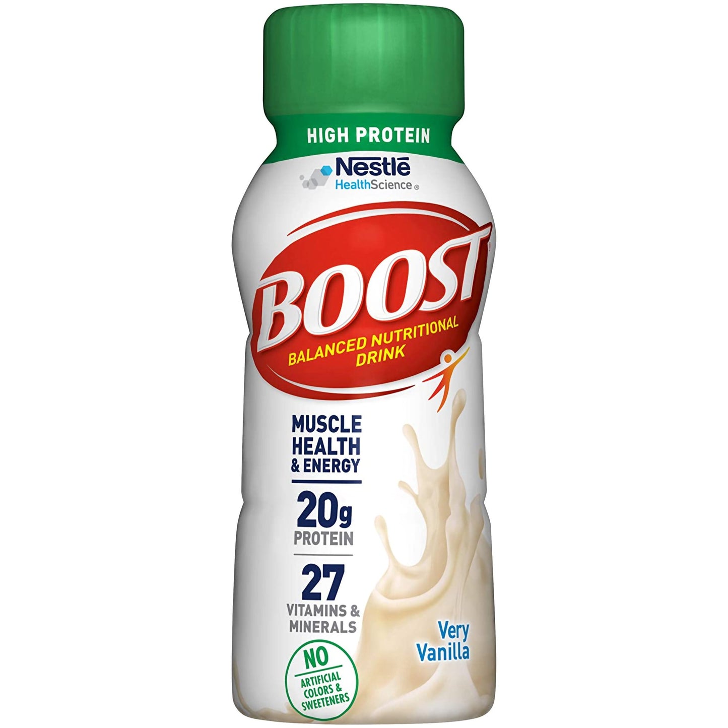 Boost® High Protein Vanilla Complete Nutritional Drink, 8-ounce bottle
