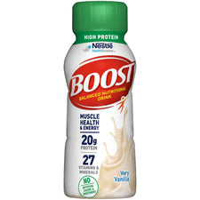 Boost® High Protein Vanilla Complete Nutritional Drink, 8-ounce bottle