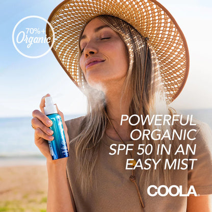 Sunscreen COOLA® Classic Face Mist SPF 50 Mist 3.4 oz. Aerosol Can