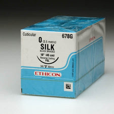 Nonabsorbable Suture without Needle Perma - Hand™ SUTUPAK™ Silk Braided Size 3-0