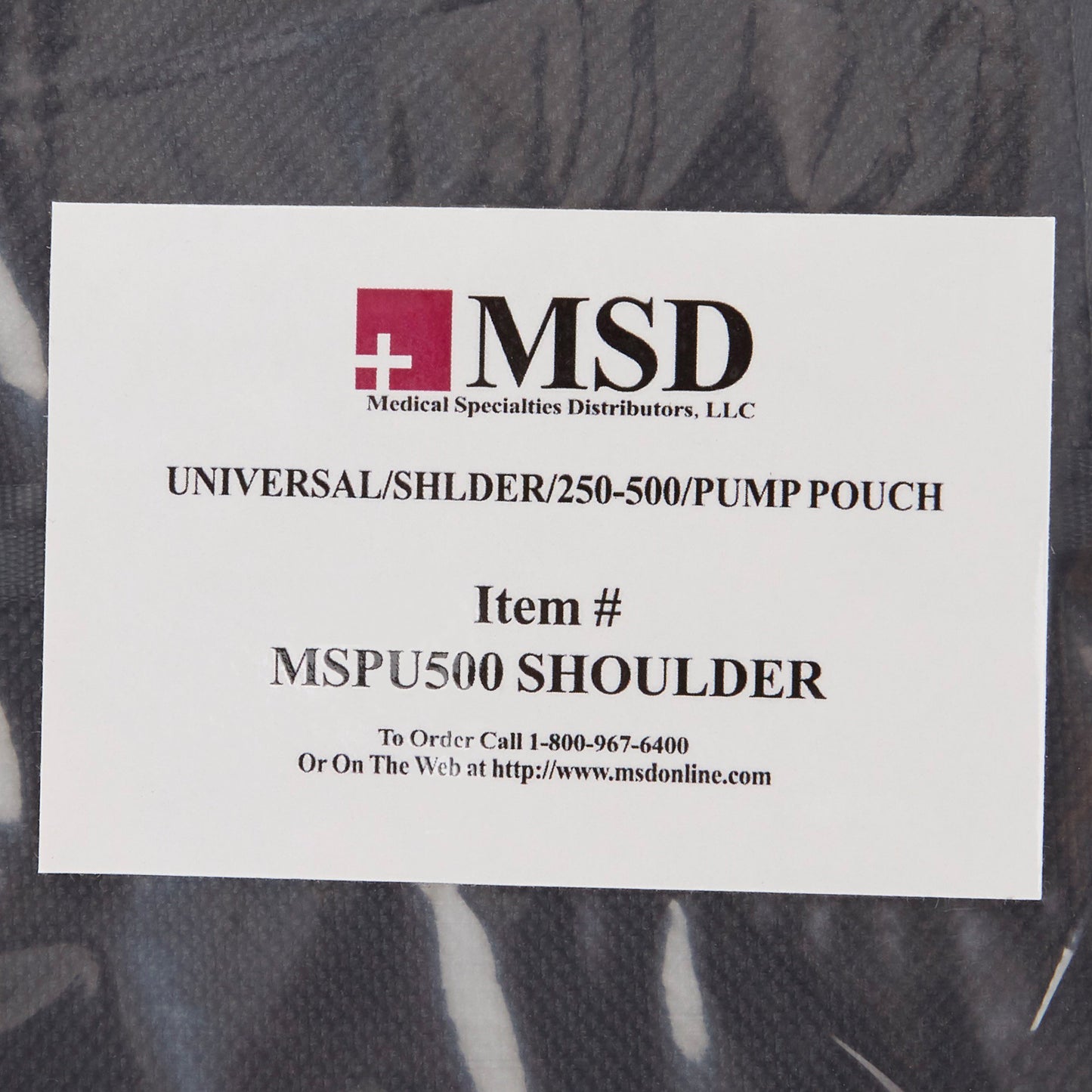 McKesson Enteral Feeding Pump Pouch, Fits Most 250 to 500 mL Feeding Pumps