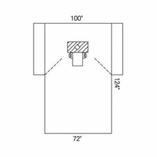 Halyard Sterile Thyroid EENT Drape, 100 x 72 x 124 Inch