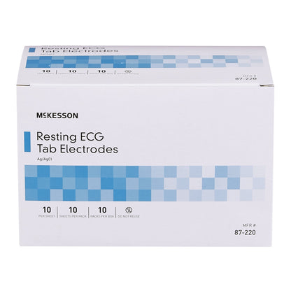 McKesson Resting ECG Tab Electrodes, Ag/AgCl