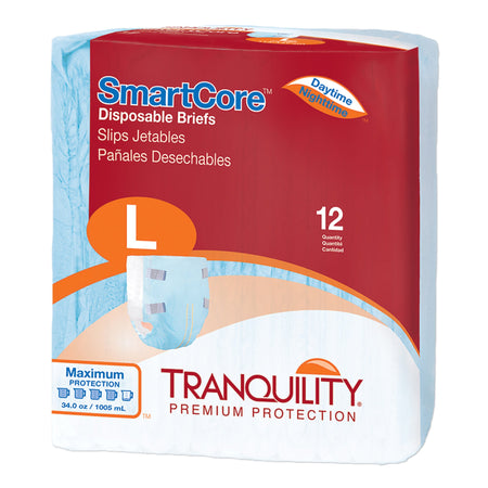 Tranquility 2313 SmartCore Maximum Protection Incontinence Brief, Large
