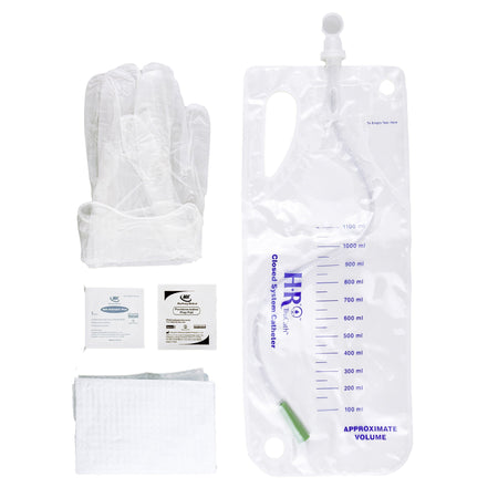 HR Healthcare CK14 TruCath Intermittent Closed System Catheter Tray, 14 Fr., 16 Inch