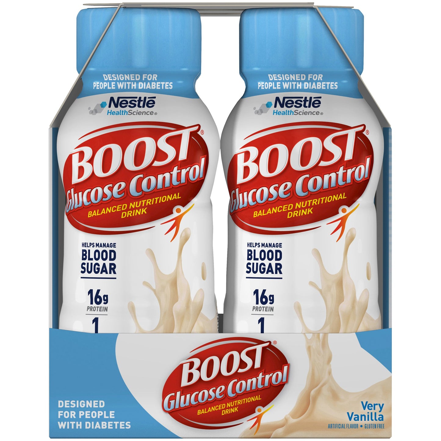 Boost® Glucose Control Vanilla Balanced Nutritional Drink, 8-ounce Bottle