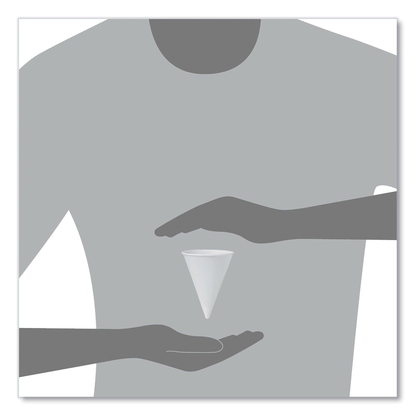 Bare® Paper Cone Drinking Cup, 4-ounce capacity