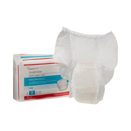 Cardinal 1615R Sure Care Plus Heavy Absorbent Underwear, Large