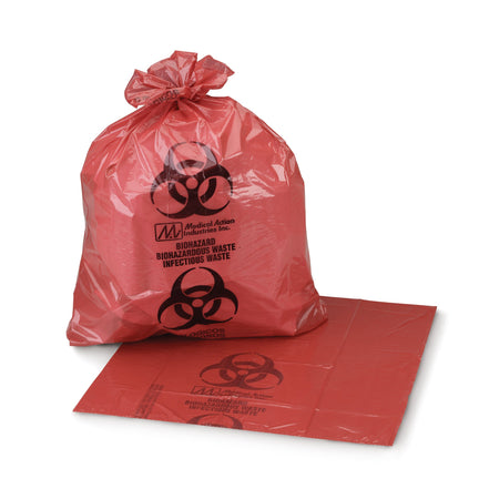 McKesson Red Infectious Waste Bag, 20 – 25 gallon capacity