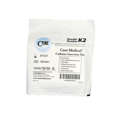 Cure® Catheter Insertion Tray With Collection Bag