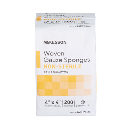 McKesson 44082000 Gauze Sponge, 4 x 4 Inch, 8-Ply