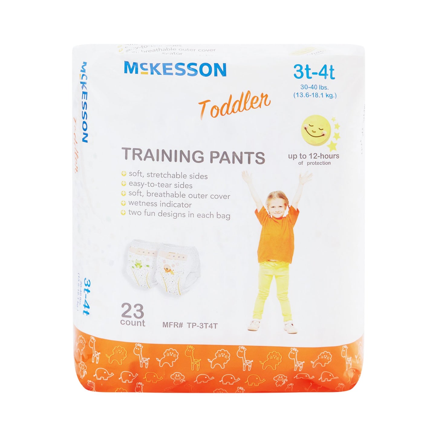 McKesson Toddler Training Pants, 3T to 4T
