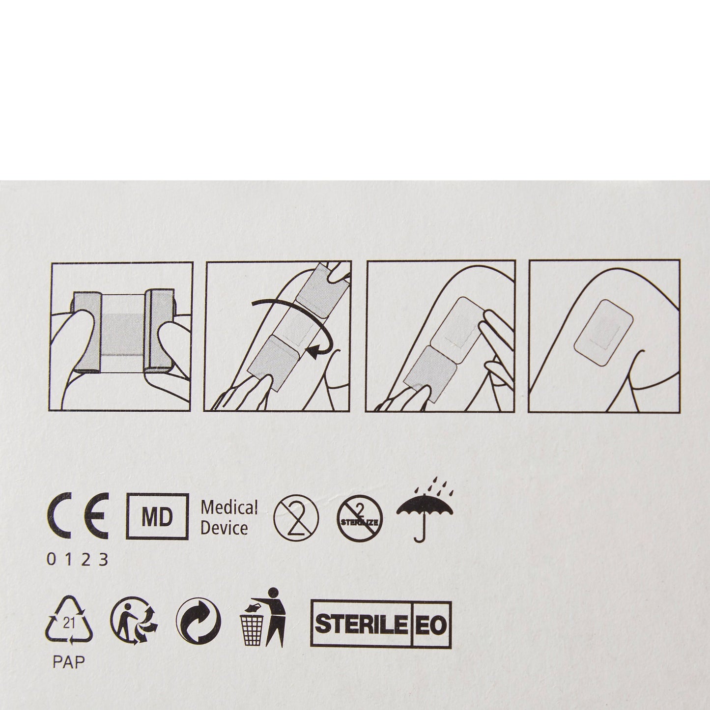 Cosmopor® Adhesive Dressing, 4 x 4 Inch