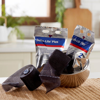 Delta-Lite® Plus Black Cast Tape, 2 Inch x 4 Yard