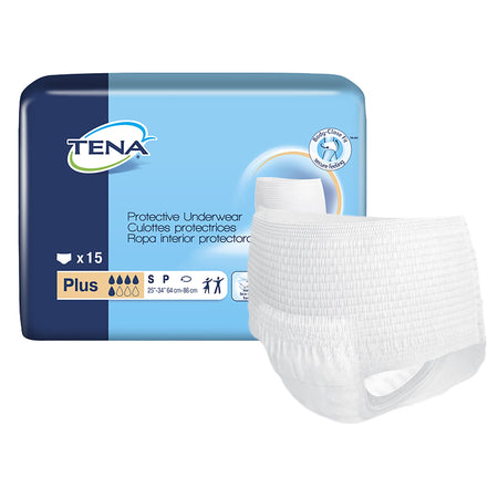 Essity 72631 Tena ProSkin Plus Fully Breathable Absorbent Underwear, Small
