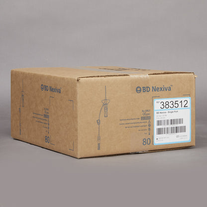 BD 383512 Closed IV Catheter Nexiva™ 22 Gauge 1 Inch Vialon Biomaterial Winged Hub Blood Control