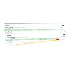 Foley Catheter McKesson 2-Way Standard Tip 30 cc Balloon 14 Fr. Hydrophilic Polymer Coated Latex